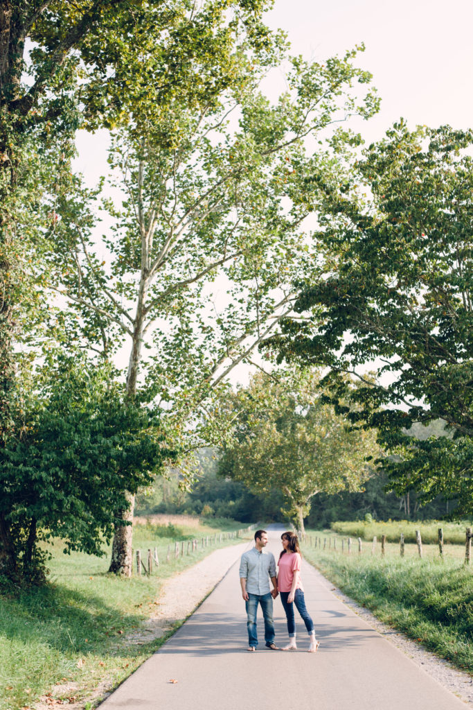 cades cove engagement session