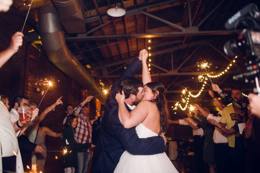 Sparkler Exit at The Standard Knoxville in Knoxville Tennessee