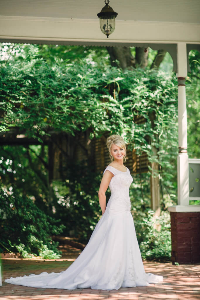 Bride at The Gardens at Gray Gables