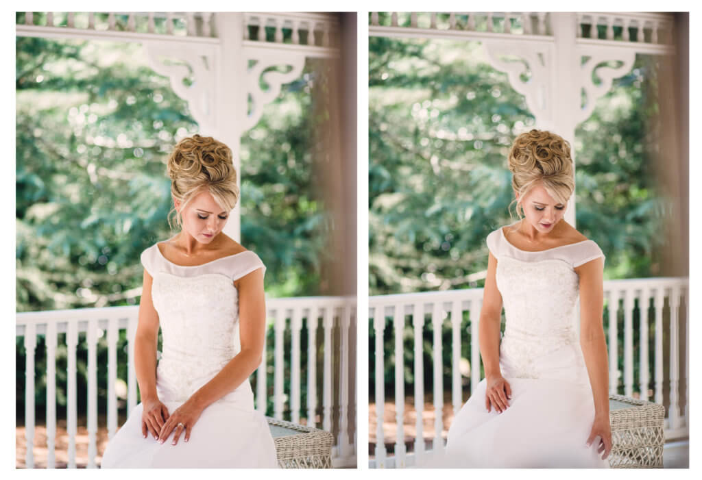 Bride at The Gardens at Gray Gables in Summerfield NC