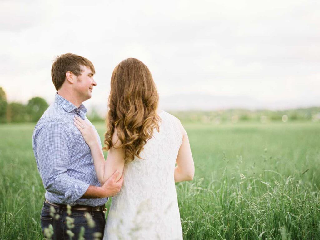 bride and groom at The River Place event Venue Sevierville Tn