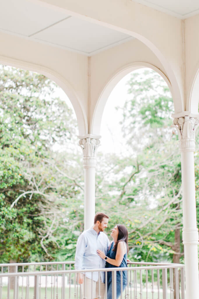 Engaged Couple at Lakeshore Park Knoxville TN