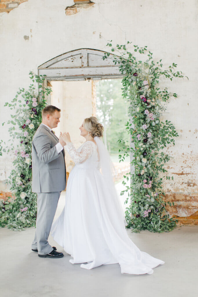 Bride and Groom at Providence Cotton Mill