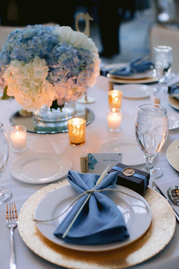 Tablescape at Chapel hill Country Club